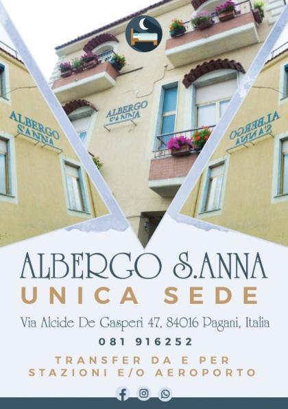Albergo Sant'Anna Pagani Bagian luar foto