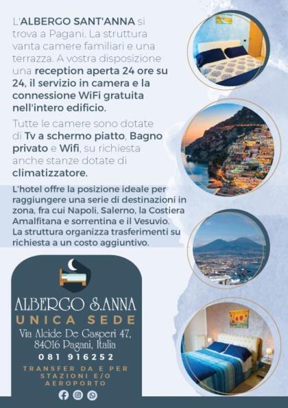 Albergo Sant'Anna Pagani Bagian luar foto
